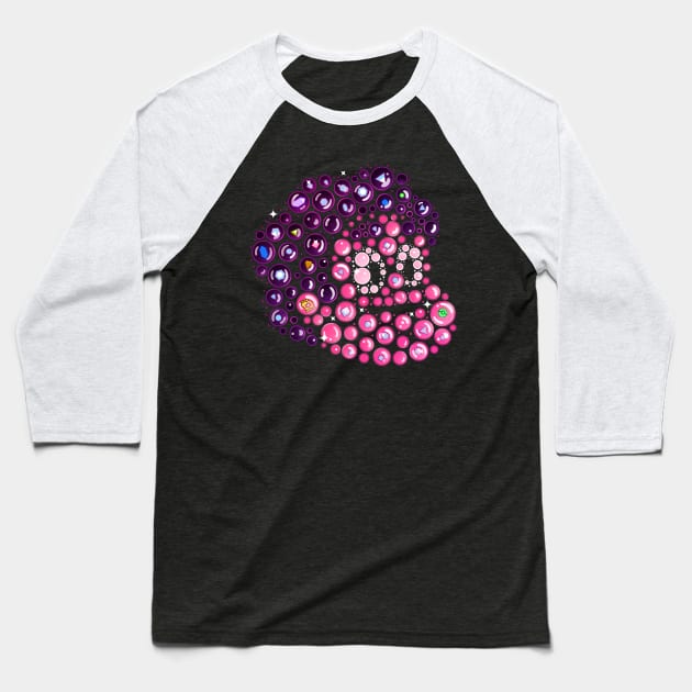 Bubbly Personality Baseball T-Shirt by stevenlefcourt